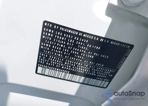 2019 Volkswagen Tiguan 2.0T Se/2.0T Sel/2.0T Sel R-Line/2.0T Sel R-Line Black z USA, uszkodzony, nr VIN 3VV2B7AX5KM045850